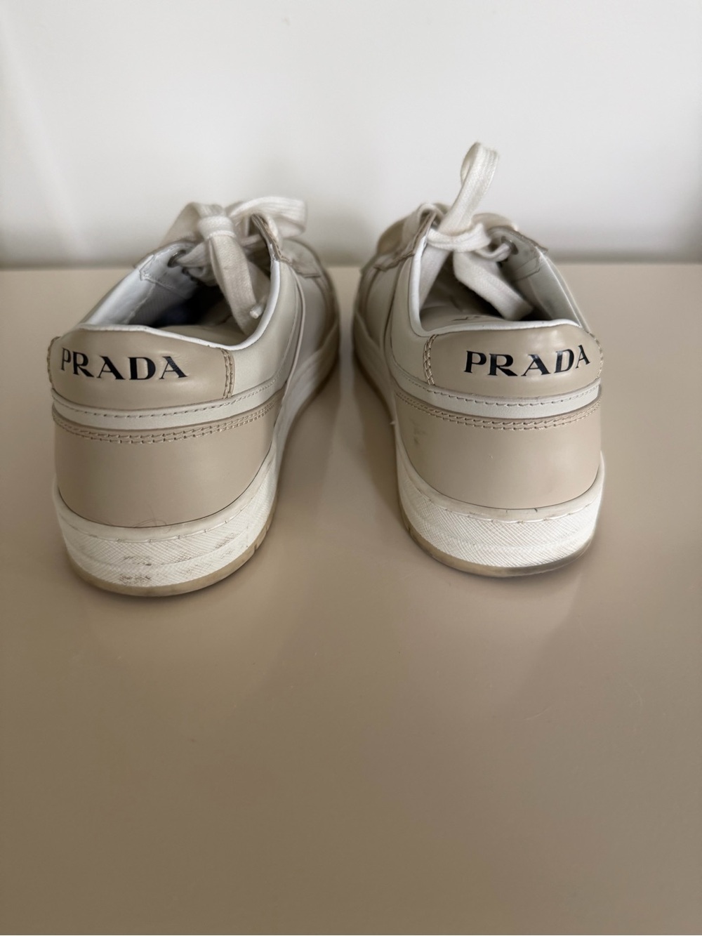 Prada Downtown sneaker, women’s White Low-Top Leather - Picture 5 of 10